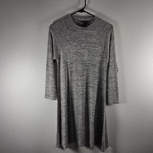 Chic Heather Gray Long Sleeve Dress